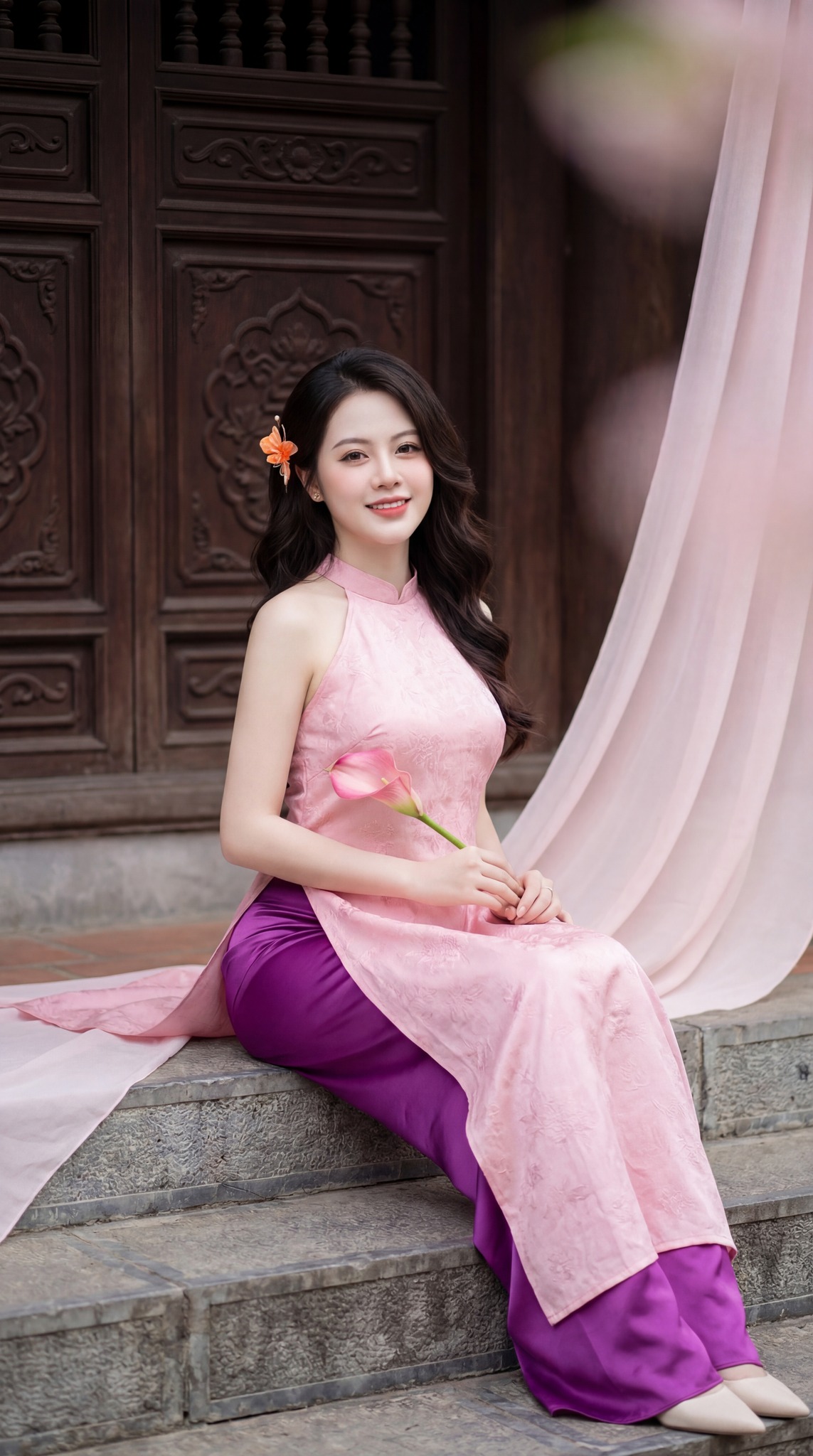 Mẫu áo dài 022