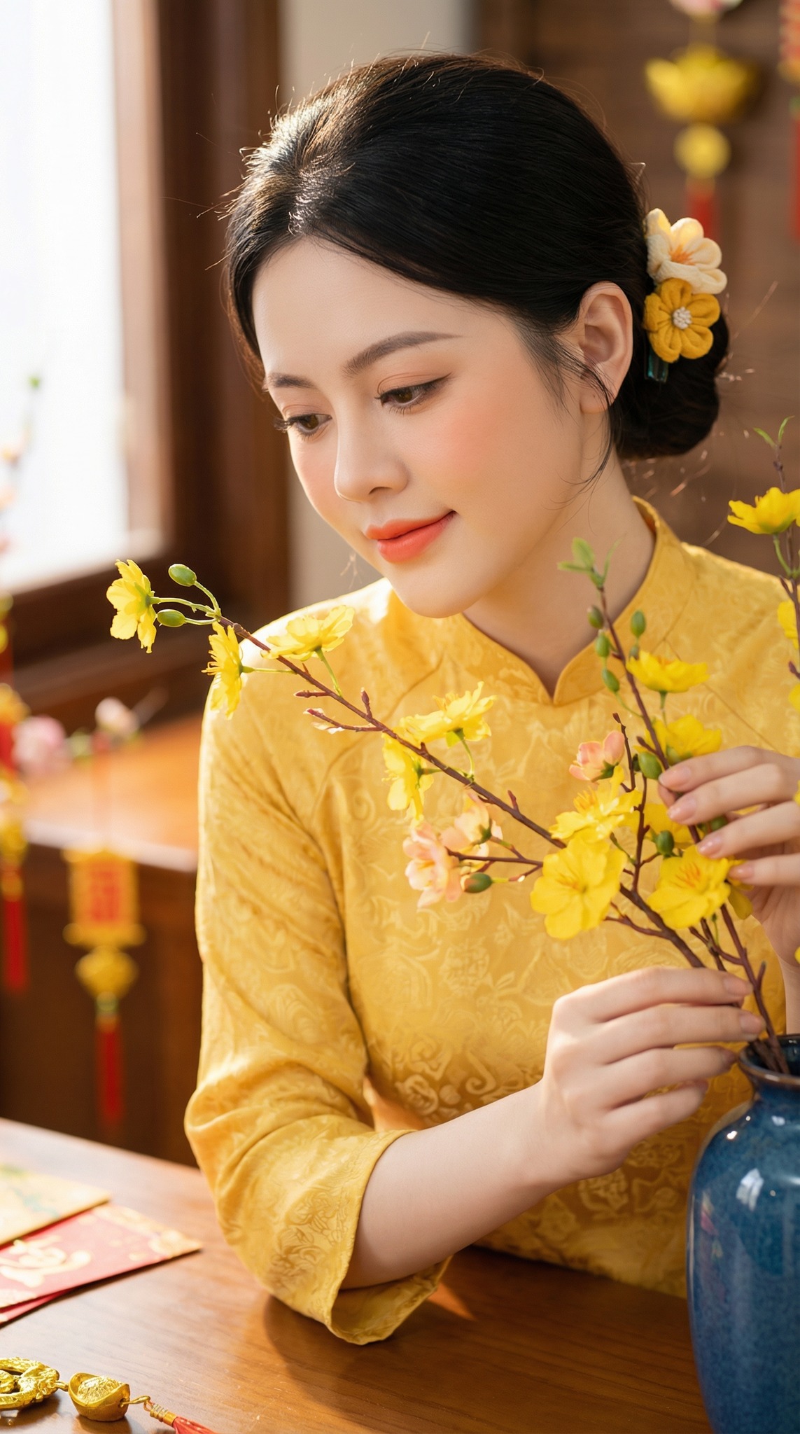 Mẫu áo dài 075
