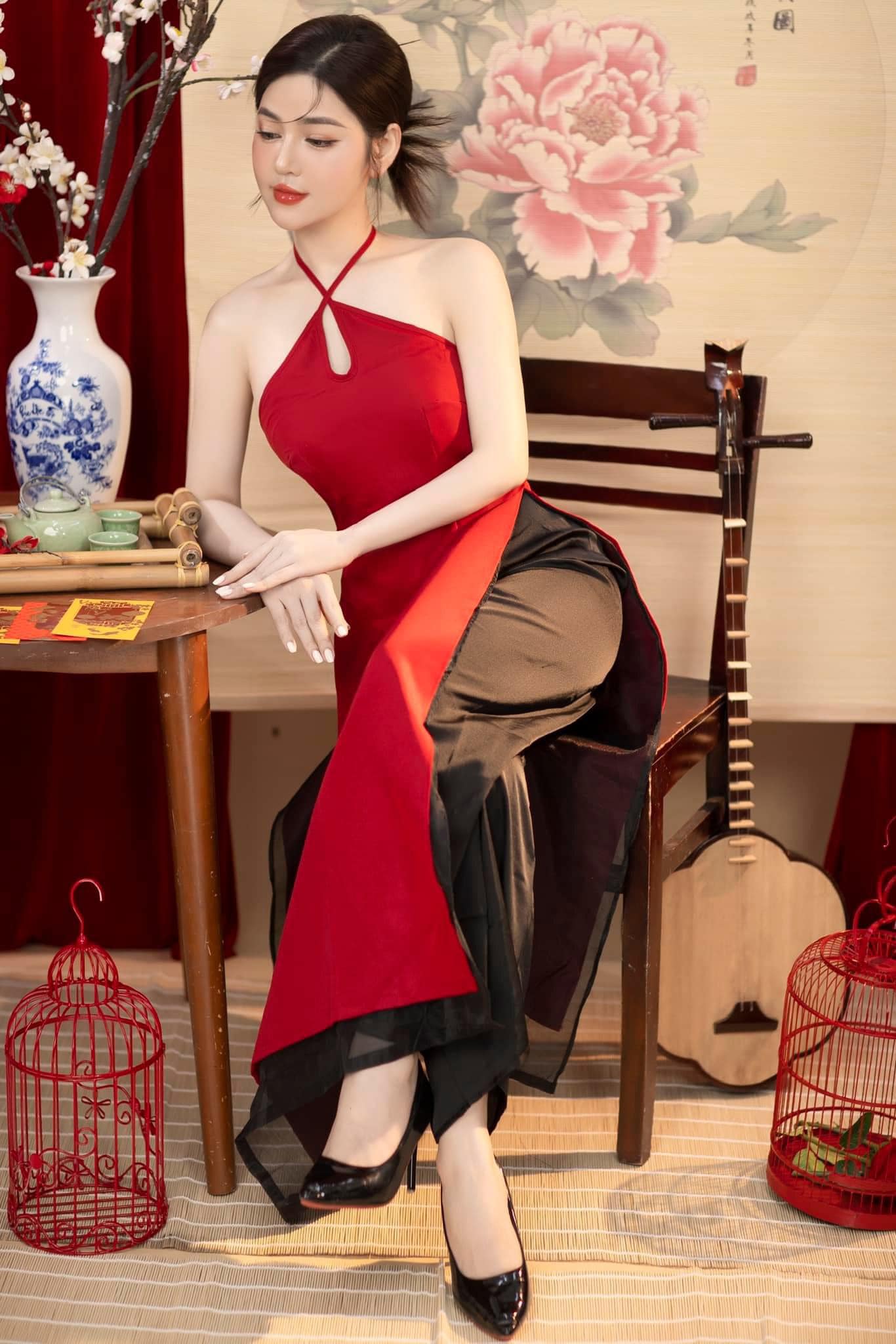 Mẫu áo dài 527