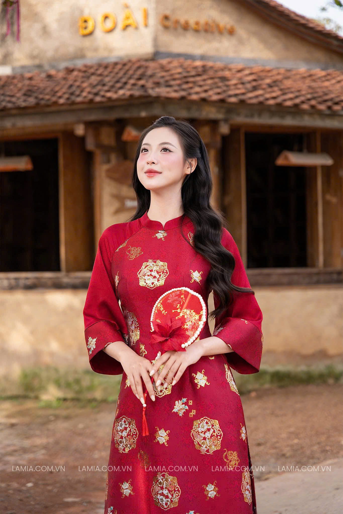 Mẫu áo dài 678