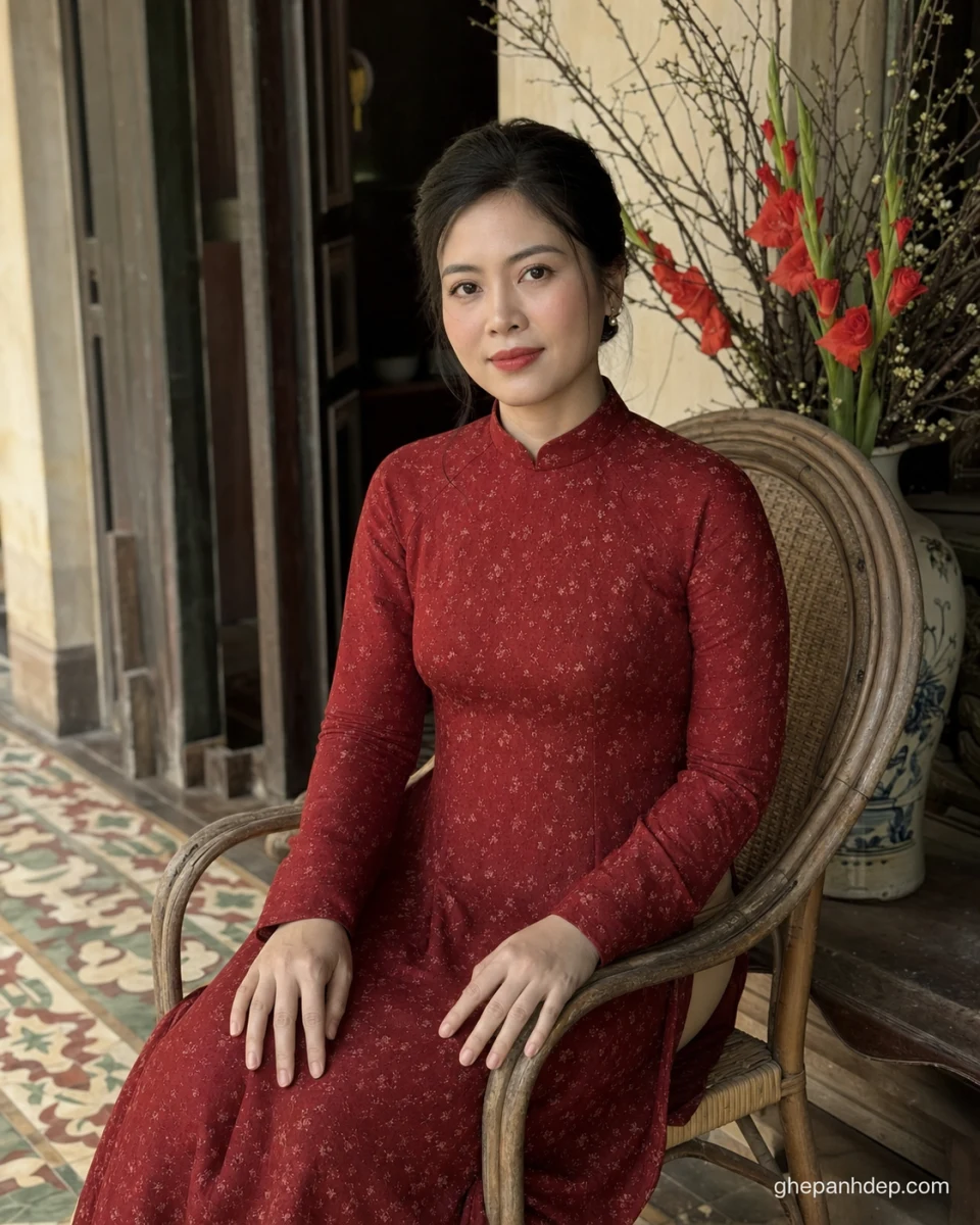 Ảnh Tết 2026 hoài cổ thập niên 1970 - mẫu Ảnh Tết