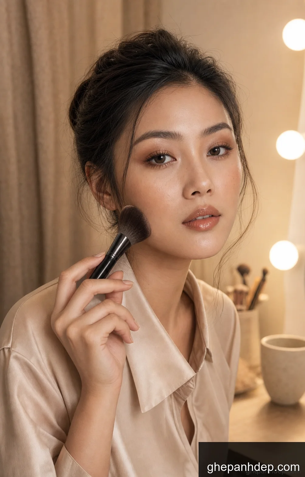 Ảnh beauty latte makeup - mẫu Ảnh beauty