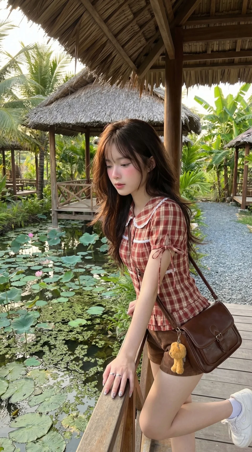 Ghép ảnh AI - Chòi Câu sinh thái - mẫu Ghép ảnh AI