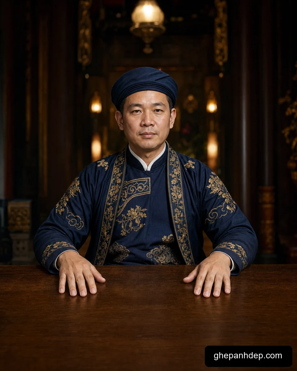 Ảnh Hầu Đồng tọa ảnh ánh nến film 2026 - mẫu Ảnh Hầu Đồng