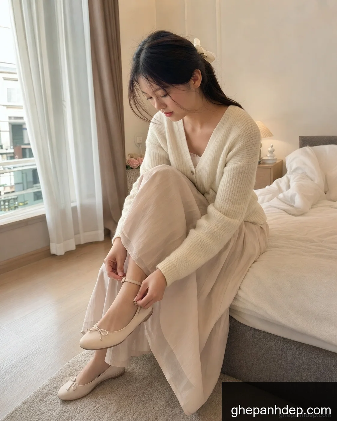 Ảnh phong cách coquette balletcore - Ảnh phong cách