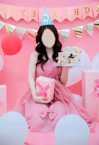 Mẫu Sinh Nhật 3 - Ghép ảnh theo mẫu