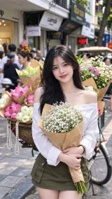 Mẫu Mùa Thu Bên Xe Hoa - ảnh tham khảo 2 cho GHÉP ẢNH MÙA THU ONLINE