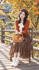 Ghép ảnh nàng thơ vườn hồng chín - ảnh tham khảo 6 cho ẢNH MÙA THU