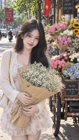Mẫu Mùa Thu Bên Xe Hoa - ảnh tham khảo 4 cho GHÉP ẢNH MÙA THU ONLINE