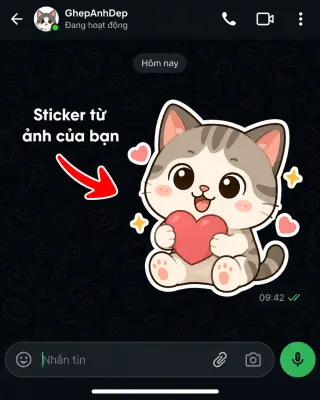 Tạo Sticker Từ Ảnh - Ghép ảnh theo mẫu