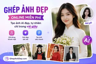 Chỉnh ảnh theo yêu cầu - Ghép ảnh theo mẫu