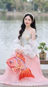 Concept với Cá Chép - ảnh tham khảo 1 cho Ảnh Trung thu