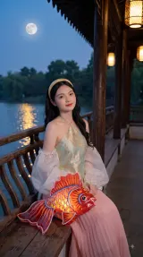 Concept với Cá Chép - ảnh tham khảo 6 cho Ảnh Trung thu