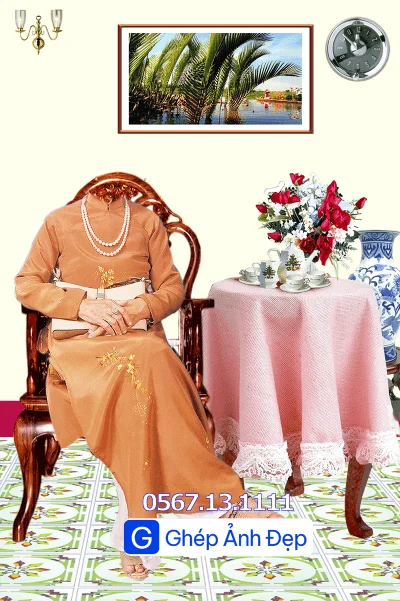 MẪU GHÉP ẢNH THỜ BÀN TRÀ CỤ ÔNG HOẶC CỤ BÀ – ĐẸP, TỰ NHIÊN & TRANG NGHIÊM - Ảnh 10