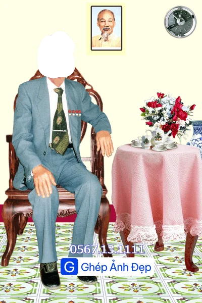 MẪU GHÉP ẢNH THỜ BÀN TRÀ CỤ ÔNG HOẶC CỤ BÀ – ĐẸP, TỰ NHIÊN & TRANG NGHIÊM - Ảnh 12