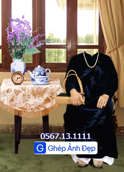 MẪU GHÉP ẢNH THỜ BÀN TRÀ CỤ ÔNG HOẶC CỤ BÀ – ĐẸP, TỰ NHIÊN & TRANG NGHIÊM - Ảnh 19