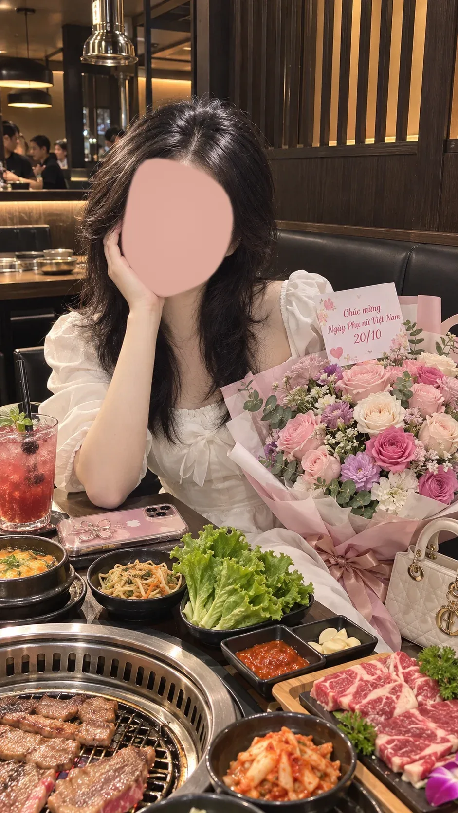 Ghép Ảnh 20/10 với Hoa