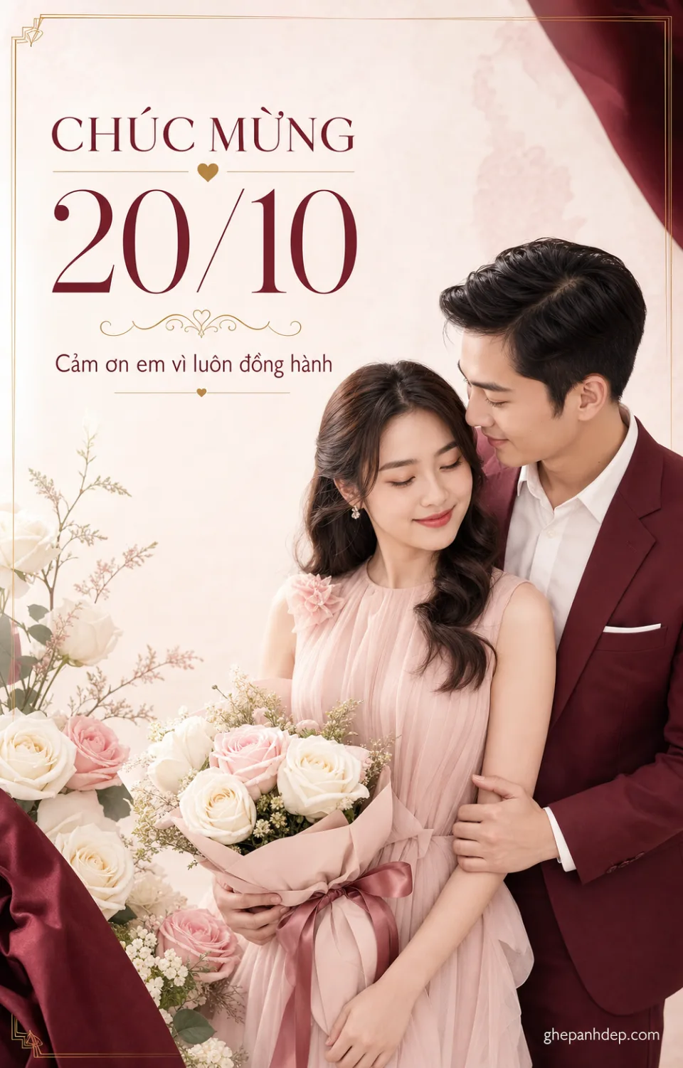 Tạo Thiệp 20/10 online - ảnh tham khảo 2 cho Thiệp 20/10