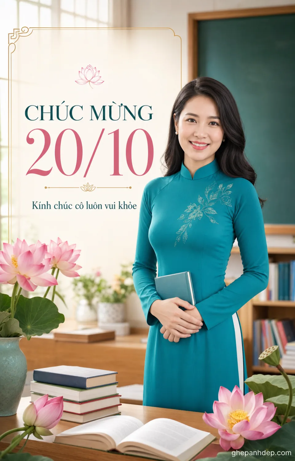 Tạo Thiệp 20/10 online - ảnh tham khảo 4 cho Thiệp 20/10