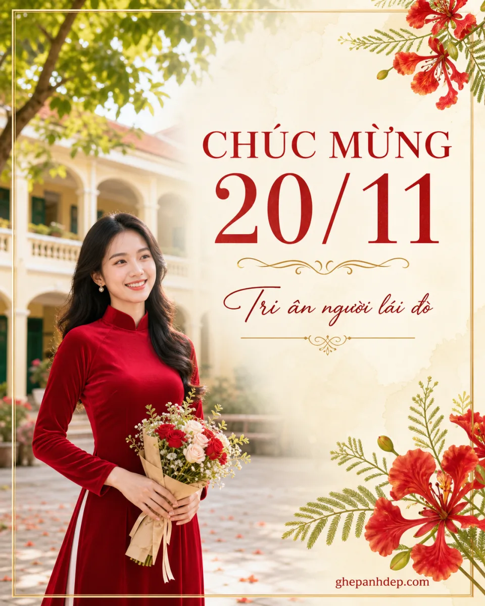 Tạo Thiệp 20/11 online - ảnh tham khảo 2 cho Thiệp 20/11