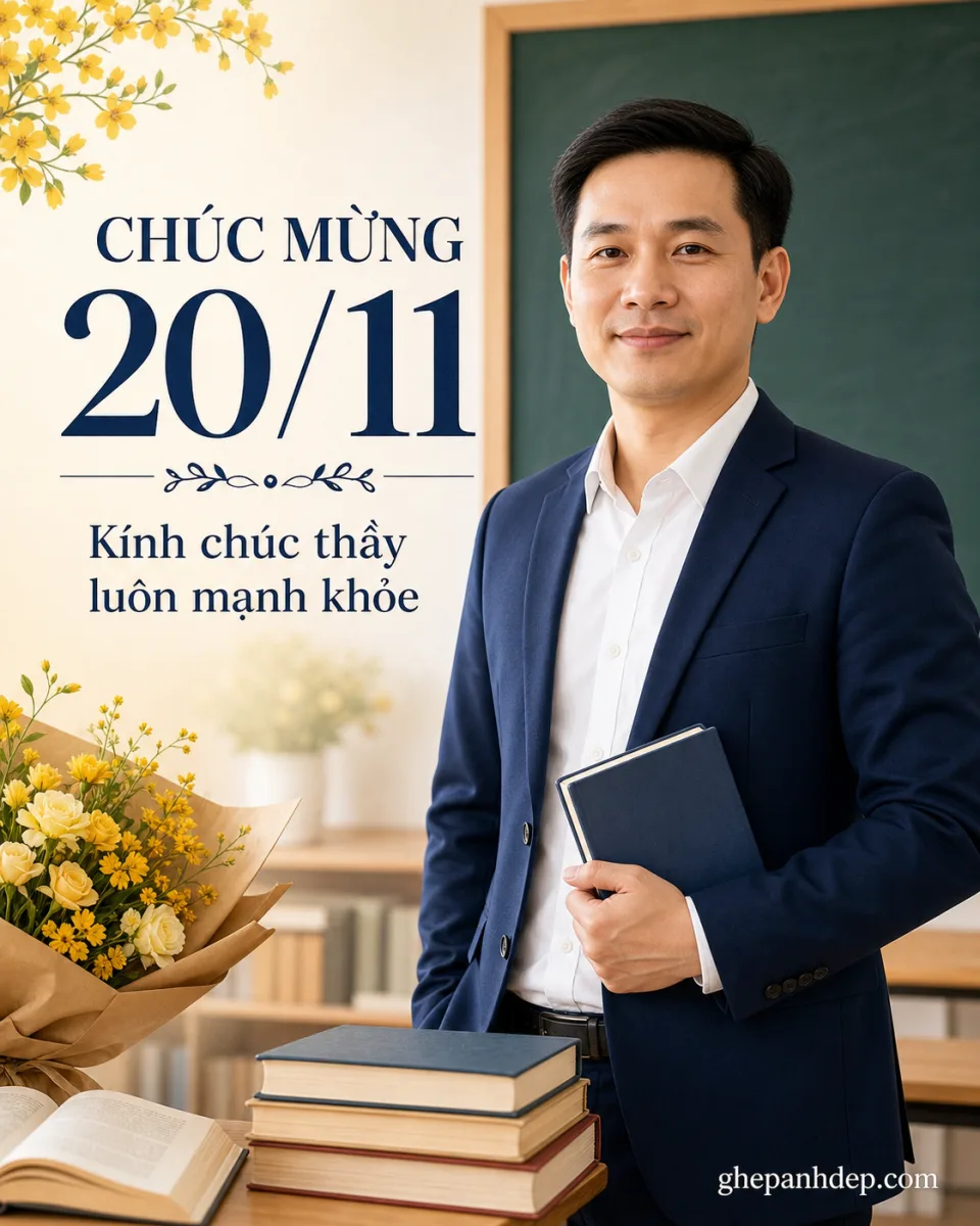 Tạo Thiệp 20/11 online - ảnh tham khảo 3 cho Thiệp 20/11