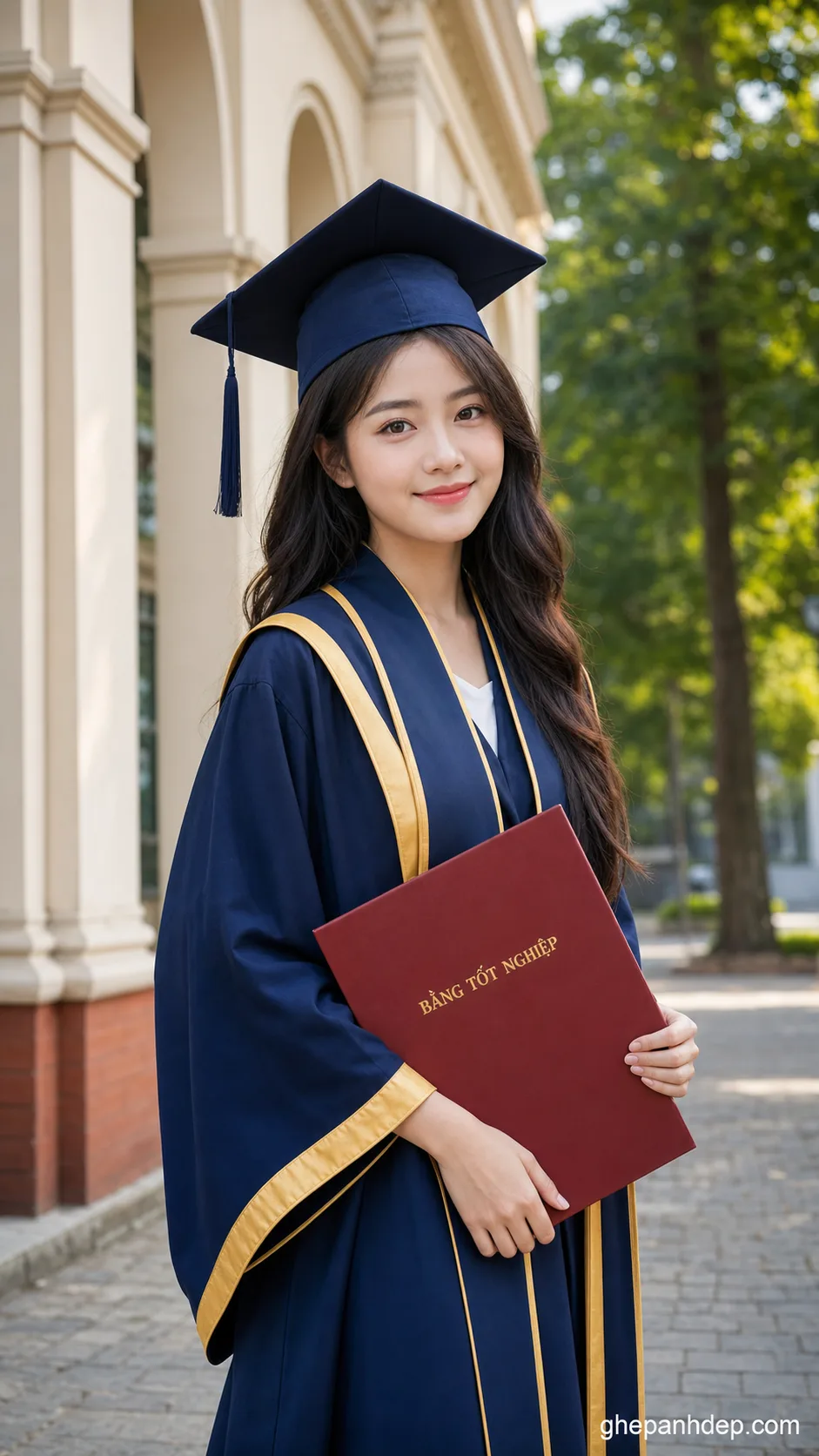 Ảnh cử nhân tốt nghiệp nổi bật 3