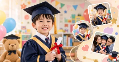 Mẫu ảnh tốt nghiệp mầm non đẹp cho bé