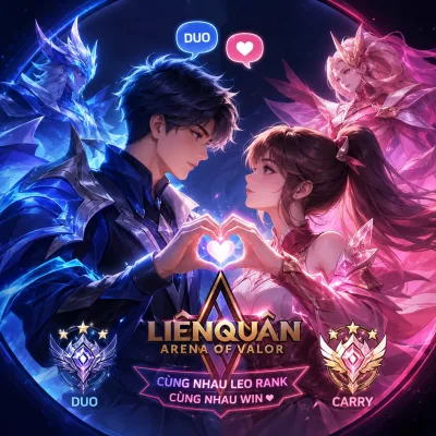 Tạo ảnh couple Liên Quân cho người yêu cùng chơi game