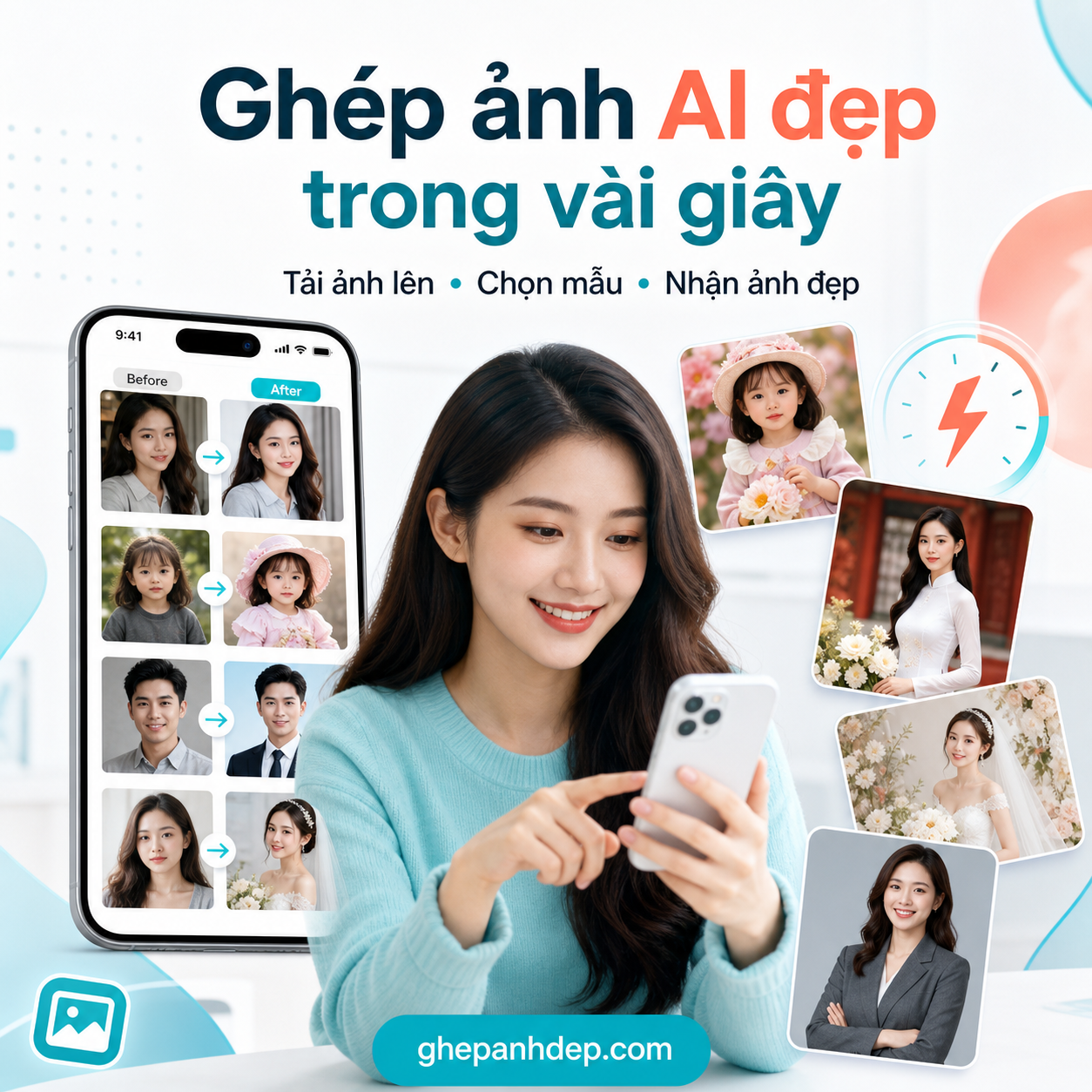Ảnh xem trước Ghép Ảnh Đẹp - Ghép ảnh online với nhiều mẫu đẹp